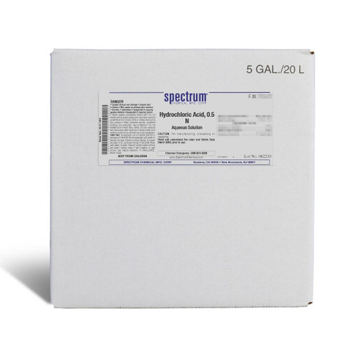 hydrochloric acid, 0.5 n, aqueous solution (c062b-056489)
