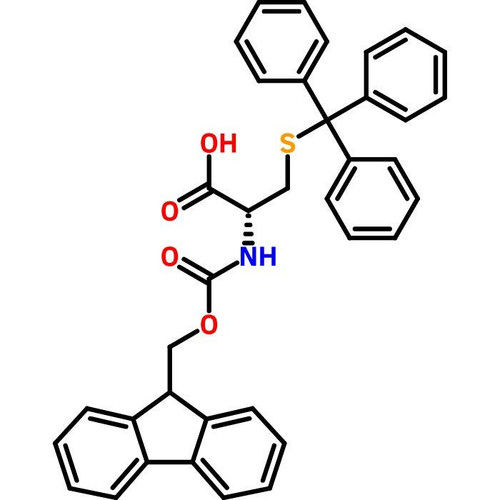 n-[(9h-fluoren-9-ylmethoxy)carbonyl]-s-(triphenylmethyl)-l-cysteine (c062b-069976)