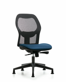 executive windrowe mesh back chair with storm supernova seat and stationary glides (c062b-006882)