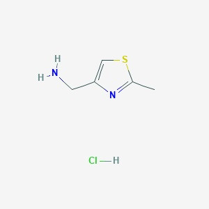 (2-methylthiazol-4-yl)methanamine;hydrochloride (c007b-603523)