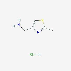 (2-methylthiazol-4-yl)methanamine;hydrochloride (c007b-603524)