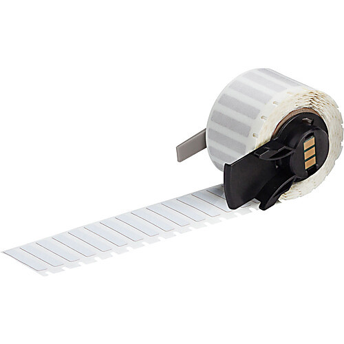 4mil high temperature glossy polyimide m6 labels, 0.275 in h x 0.5 in w 750/rl