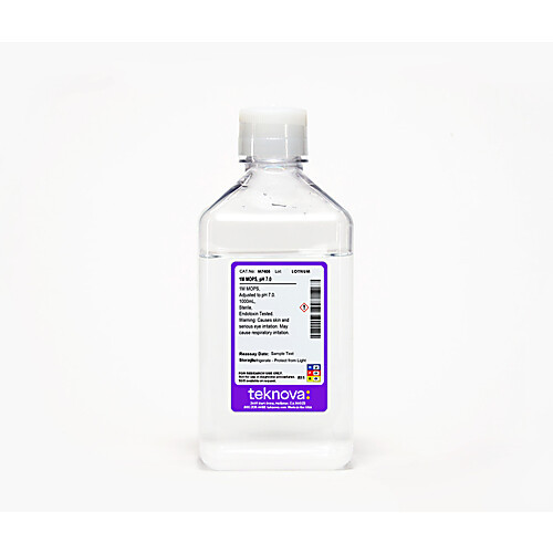 1m mops, ph 7.0. 1000 ml, sterile endotoxin tested. 2 pack