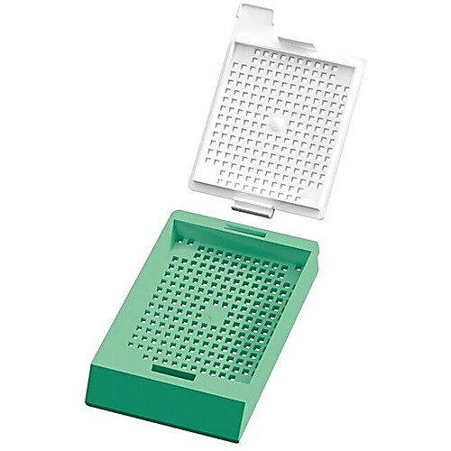 pathflow pismart laser, separate lid with back hinge, slotted, threaded, tan, 2000/cs