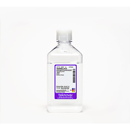 50mm mes, ph 6.0, 1000 ml, endotoxin tested, sterile