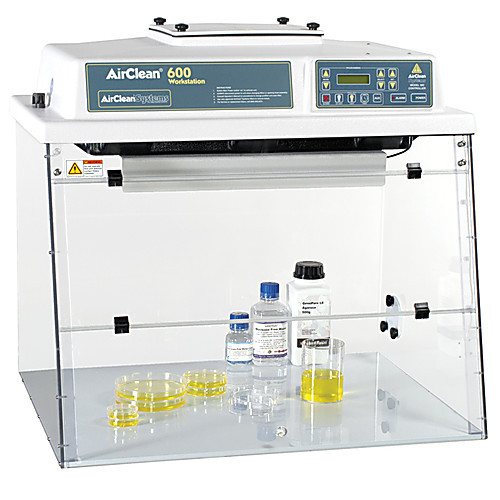 vertical laminar flow workstation with uvtect microprocessor controller, 48" wide. tall version.