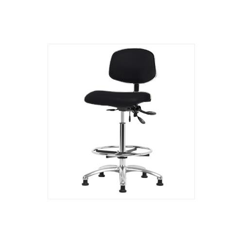 vinyl medium bench height chairs with chrome bases (c003b-582310)
