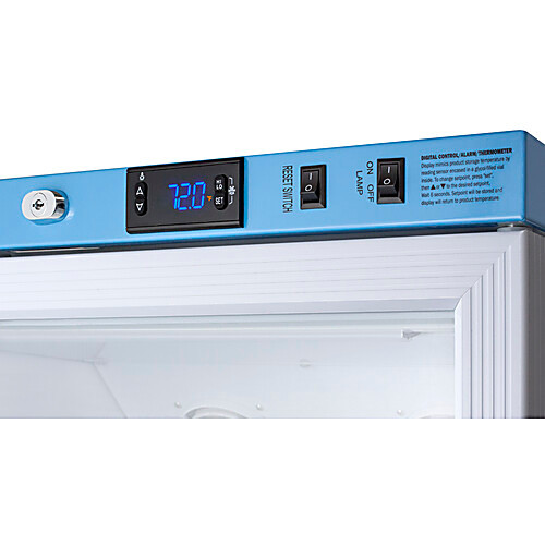 15 cu.ft. upright controlled room temperature cabinet, solid door