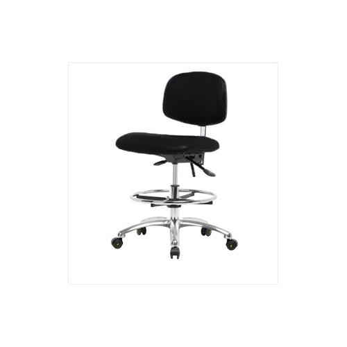 esd/clean room vinyl high bench height chairs (c003b-583126)