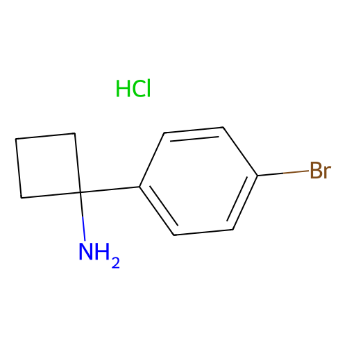 1-(4-bromophenyl)cyclobutanamine hydrochloride (c007b-605445)
