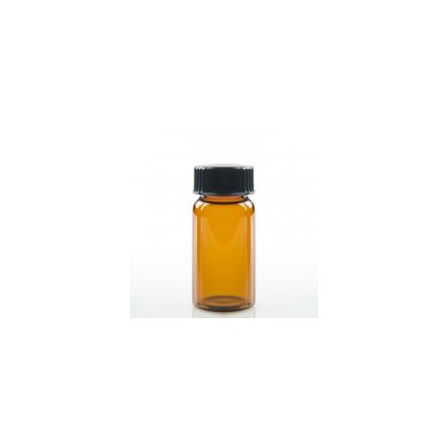 amber glass vial, 19x65mm, 11ml, 15-425 cone lined phenolic