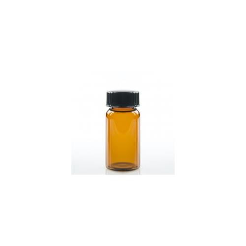 amber glass vial, 19x65mm, 11ml, 15-425 cone lined phenolic cap