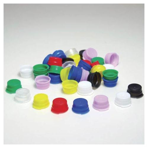 16mm snap cap for tubes, blue