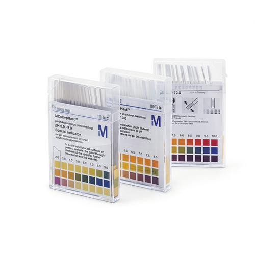 ph-indicator strips, non-bleeding, ph 7.5 - 14 (c08-0429-390)