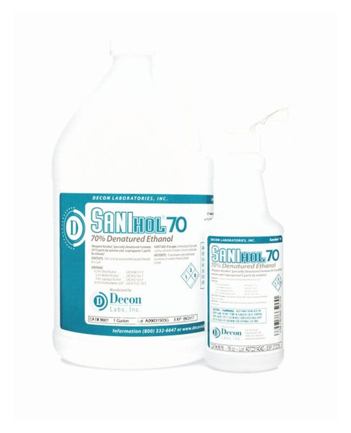 decon™ sanihol™ 70 ethanol solution; 16 oz.
