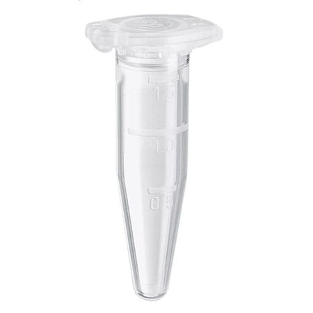 0.5ml safe-lock microcentrifuge tube, non-sterile eppendorf quality, clear, 500 per case