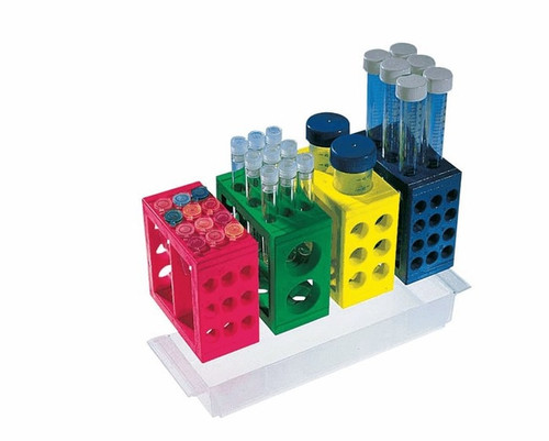 cole-parmer autoclavable pp modular test tube rack system