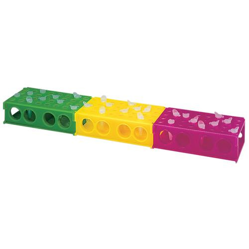 four way tube rack, blue (c08-0440-590)