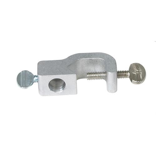 jaw accepts up to 3/4 (19mm) dia. rods; 1/2 (12mm) hole at (c08-0455-173)