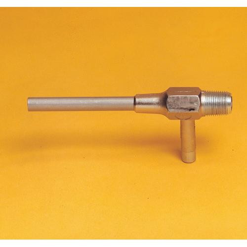 coupling threaded, w/ 1/4" nps hose-end for rubber tubing, brass
