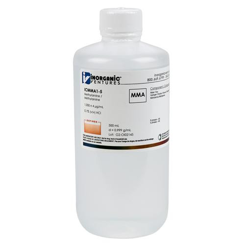 ic 1000ug/ml monomethylamine, 125ml