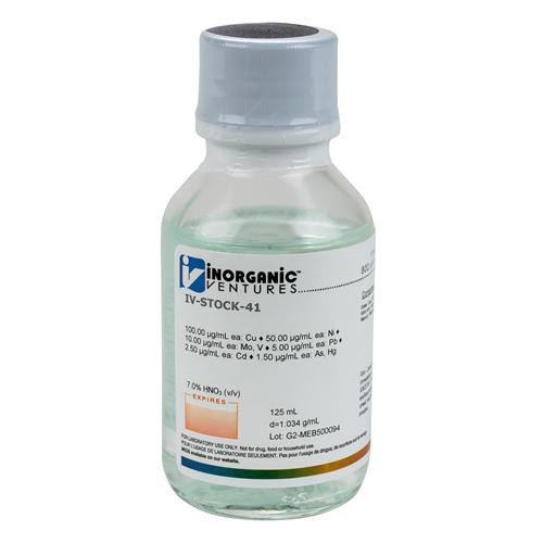 usp 232 parenteral elemental impurities, 125ml