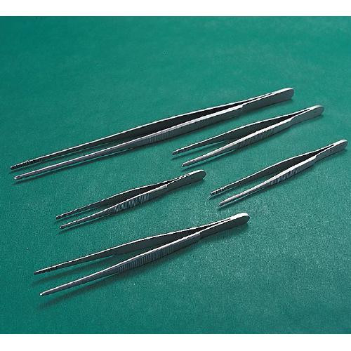 dressing forceps, 5-1/2, serrated