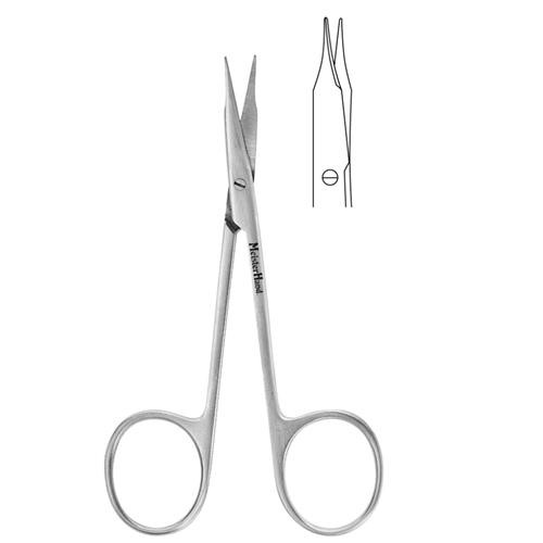 eye suture scissors, 3-3/4, slightly curved, sharp