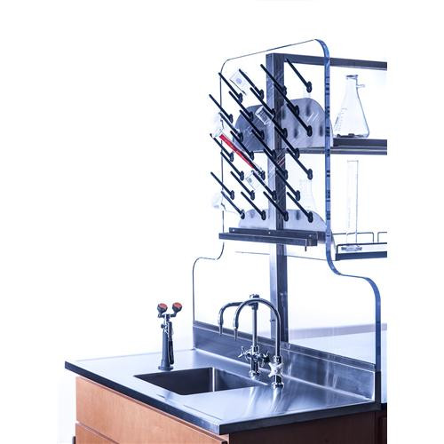 pegboard drying rack, 3/4 thick clear acrylic, 24w x 36h  (c08-0463-288)