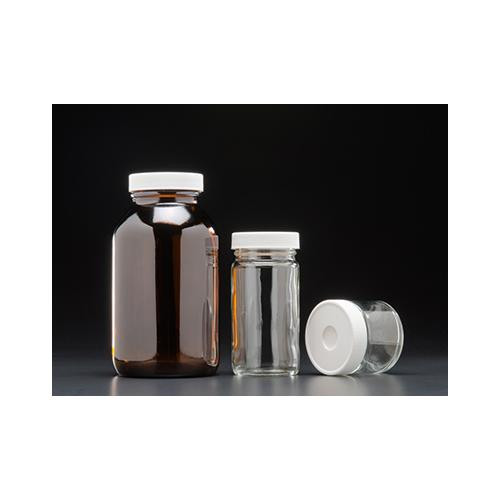 2oz, 60ml, clear, short straight sided wide mouth septum jar (c08-0466-680)