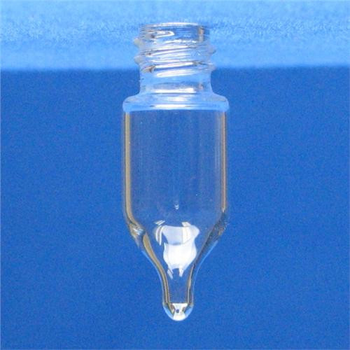 1.1ml clear tapered bottom vial, 12x32mm, 8-425 thread (c08-0466-843)