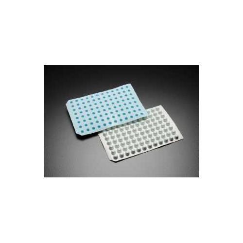 96-round well - blue molded ptfe/silicone mat