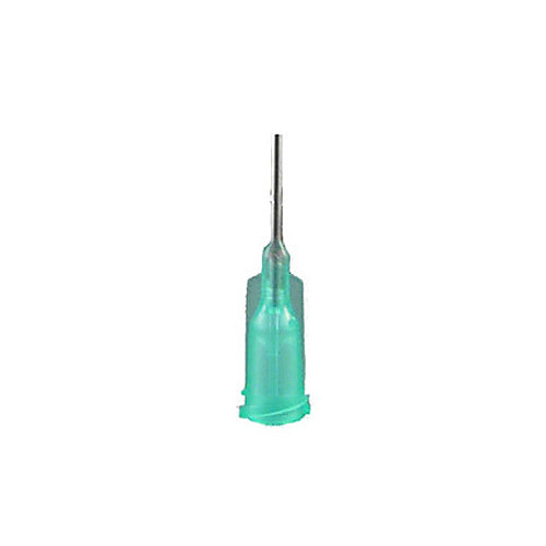 blunt tip needle, jensen global, high precision, 18g green h