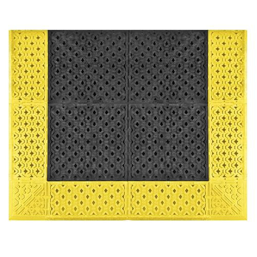 520 cushion-lok mat 30 x 36, black/yellow