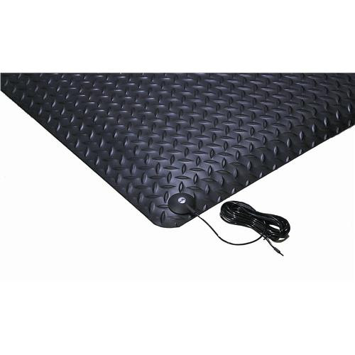 826 diamond stat mat 2' x 3', black