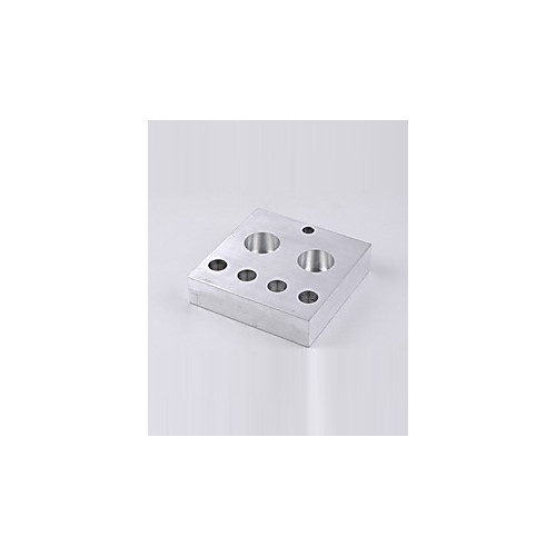 heat transfer block, mini vials, synthware, holds 3.0 and 5.0 ml heavy wall reaction vials