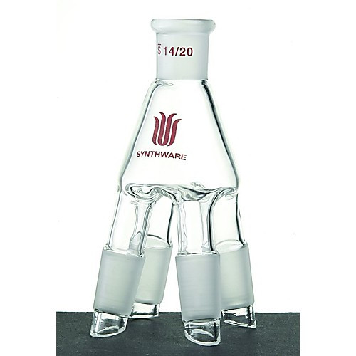 distillation cow receiver, joints: 14/20