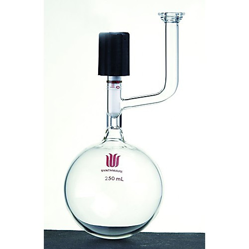 storage flask, #15 o-ring joint capacity: 500ml, valve size: