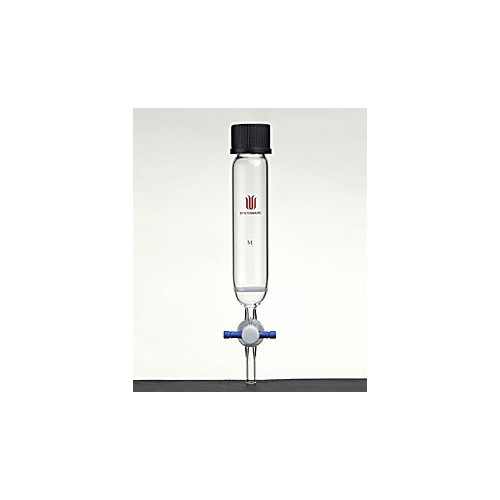 peptide synthesis vessel, solid phase, synthware, capacity: 50ml, frit porosity: medium, frit diameter: 25mm, gl thread: 25, arm od: 8mm (c08-0473-860)