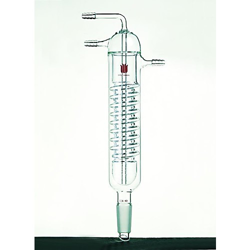 friedrichs condenser, joint: 24/40, overall height: 330mm, hose connection: 10mm