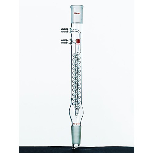 reflux condenser, joints: 24/40, jacket length, 175mm, hose connections: 10mm, overall height: 325mm