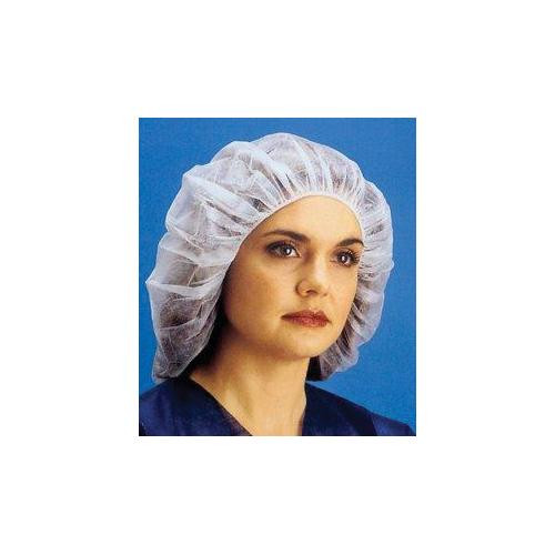 21 blue bouffant cap (c08-0474-344)