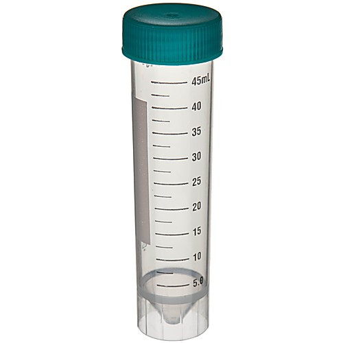 superclear centrifuge tube, freestanding, flat cap, 50ml, 50