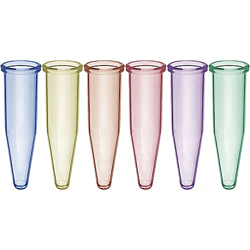 1.7ml superclear microcentrifuge tubes without caps, assorted colors, in resealable bags (c08-0479-419)
