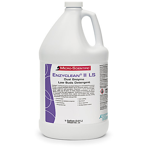 enzyclean ii ls dual enzyme low suds detergent, 1 gallon (c08-0499-901)