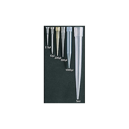 tips for eppendorfr pipettes, 2.5æl natural, 10 racks of 96, (c08-0500-910)