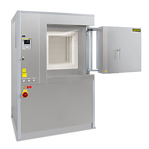 high temperature furnace with refractory brick insulation, model hfl 40/17/p470, tmax 1700 c, 480v