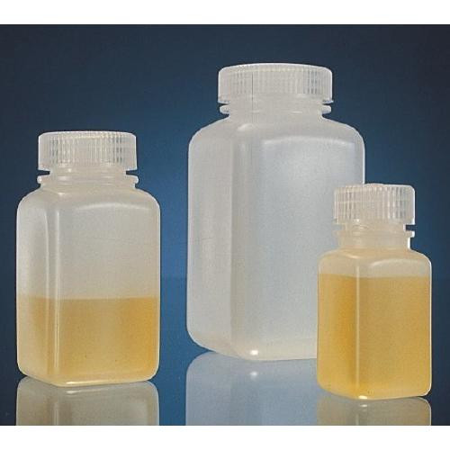 bottle wide mouth square hdpe 250 ml (c08-0509-017)