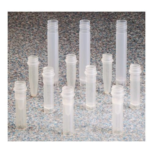 natural ppco micro packaging vial, 0.5ml, 11mm finish