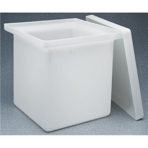 rectangular tank with cover lldpe 6 gal  /  14 x 10 x 10
